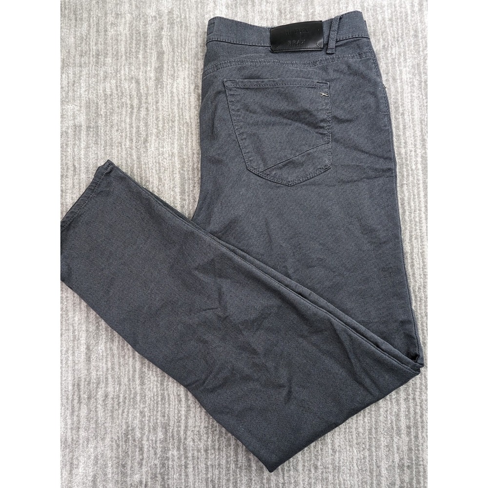 BRAX Chuck Hi-Flex Mens Feel Good Chino Pants Modern Fit Size 38x33 Gray